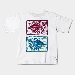 Nautilus Print Kids T-Shirt